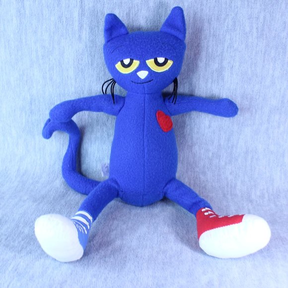 Toys Pete The Cat Doll Merrymakers Plush Classic 11 Stuffed Blue Red